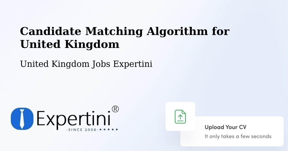 Candidate Matching Algorithm Overview – Rhyl - United Kingdom Jobs Expertini